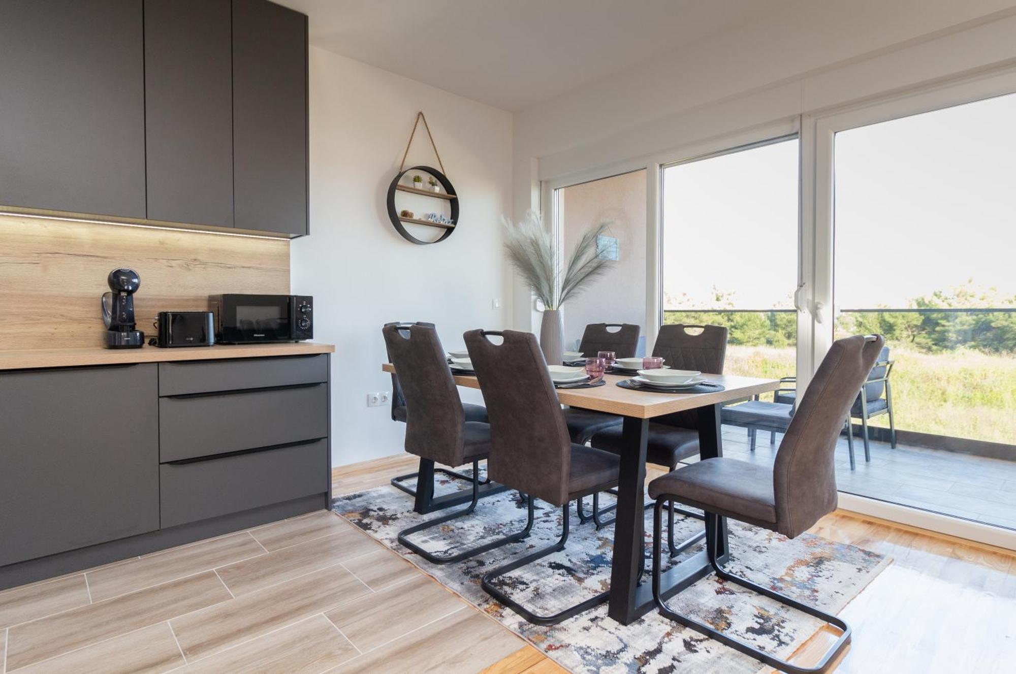 Modern And Spacious Apartment Helena Near The Beach Privlaka  Buitenkant foto